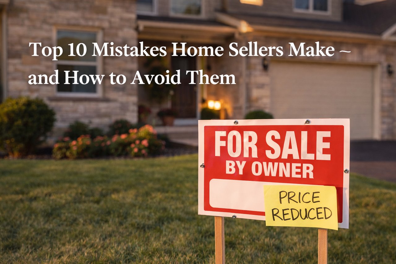 ❌ Top 10 Mistakes Home Sellers Make — and How to Avoid Them
