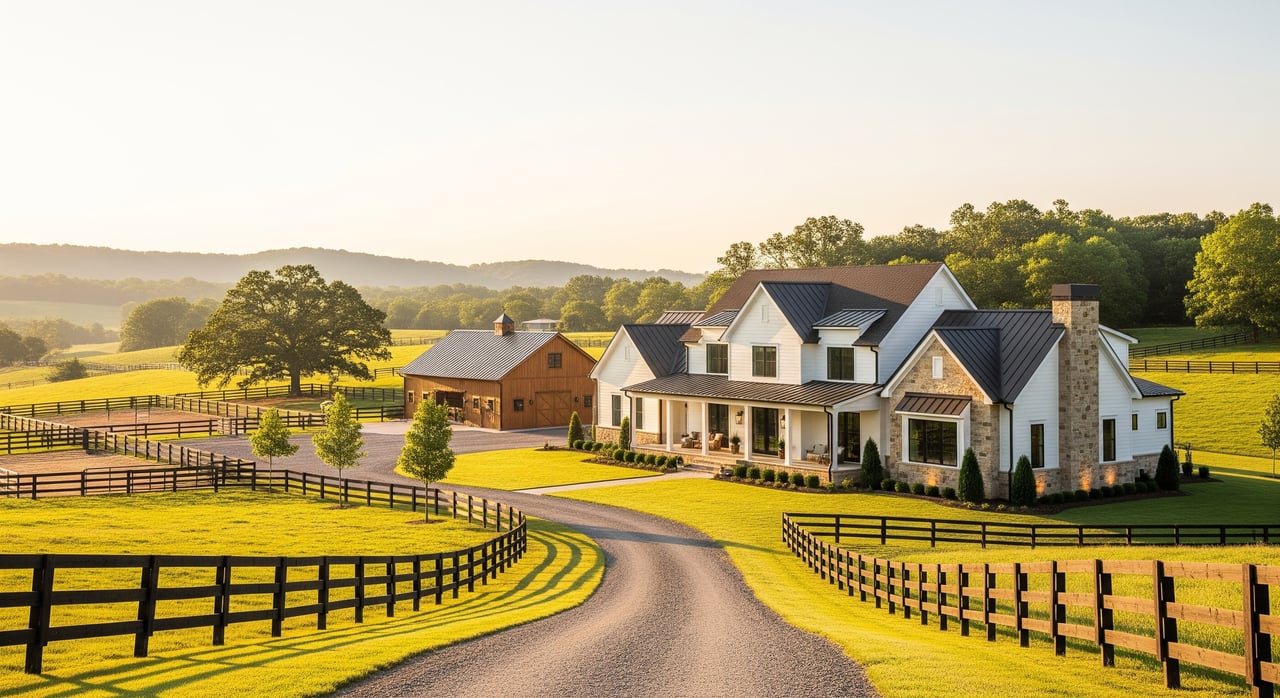 Living On Acreage In College Grove