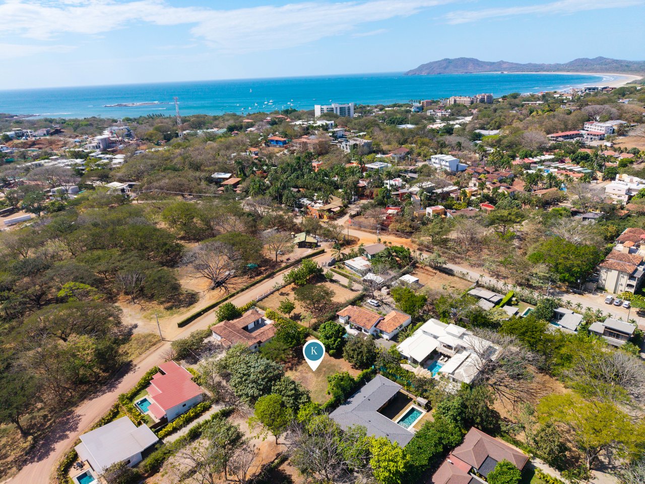 La Norma Lot 18 | Build Your Dream Home Right In Tamarindo! Beautiful Flat 983m2 Lot For Sale In Gated Community!