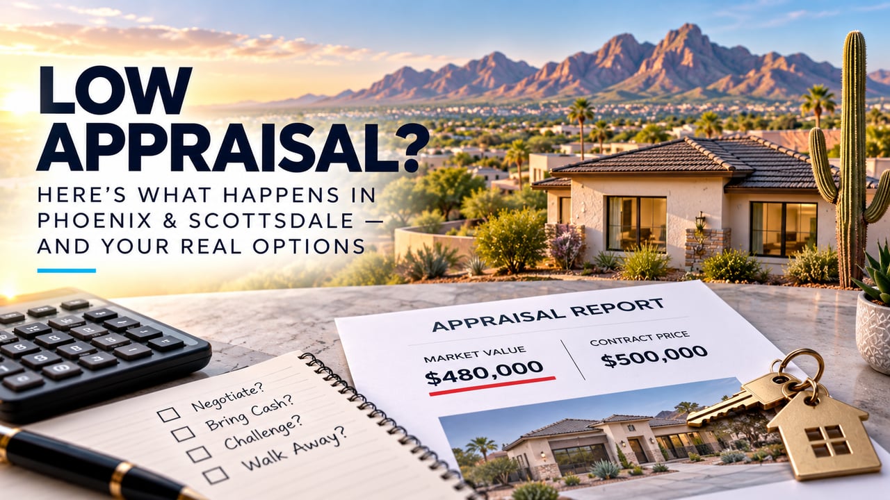 What Happens If Your Home Appraisal Comes In Low in Phoenix?