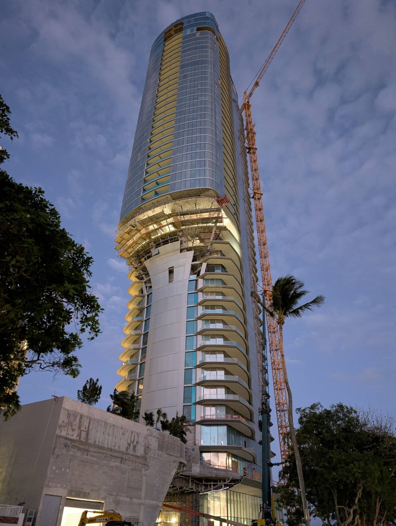 May 2025: Construction Progress Photos of the Una Tower in Brickell