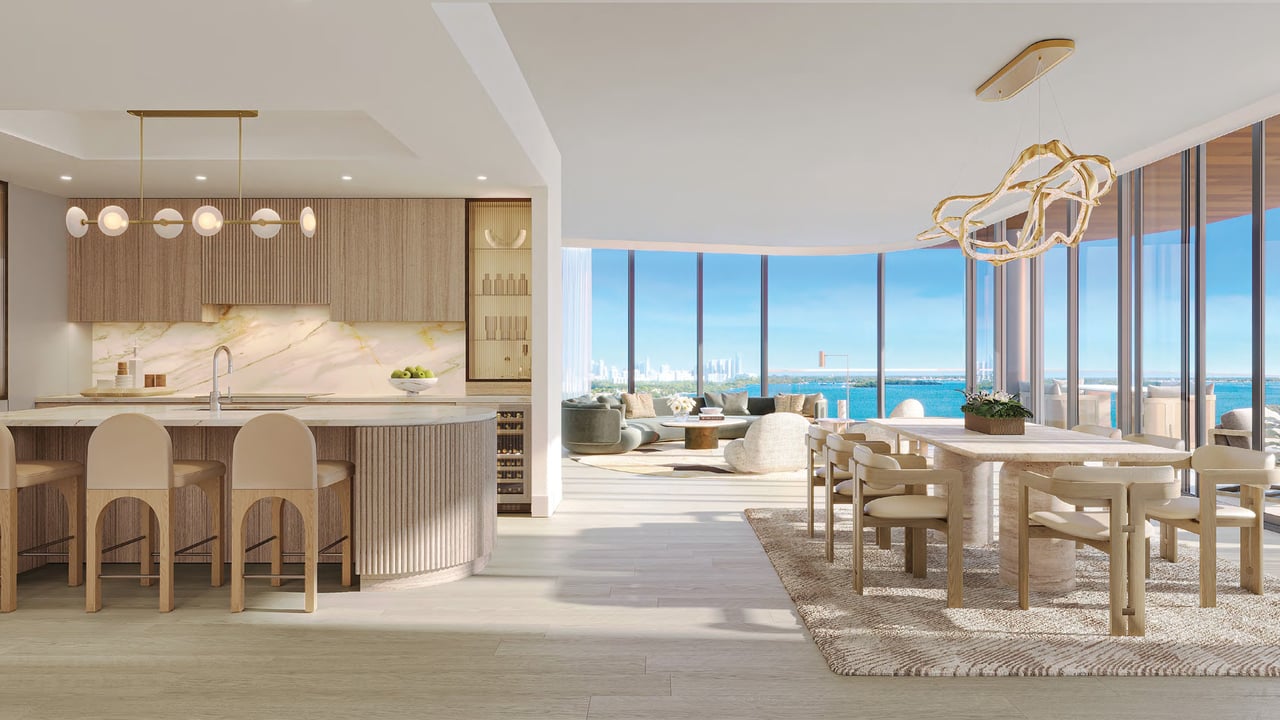 Solana Bay kitchen interior and dining area 