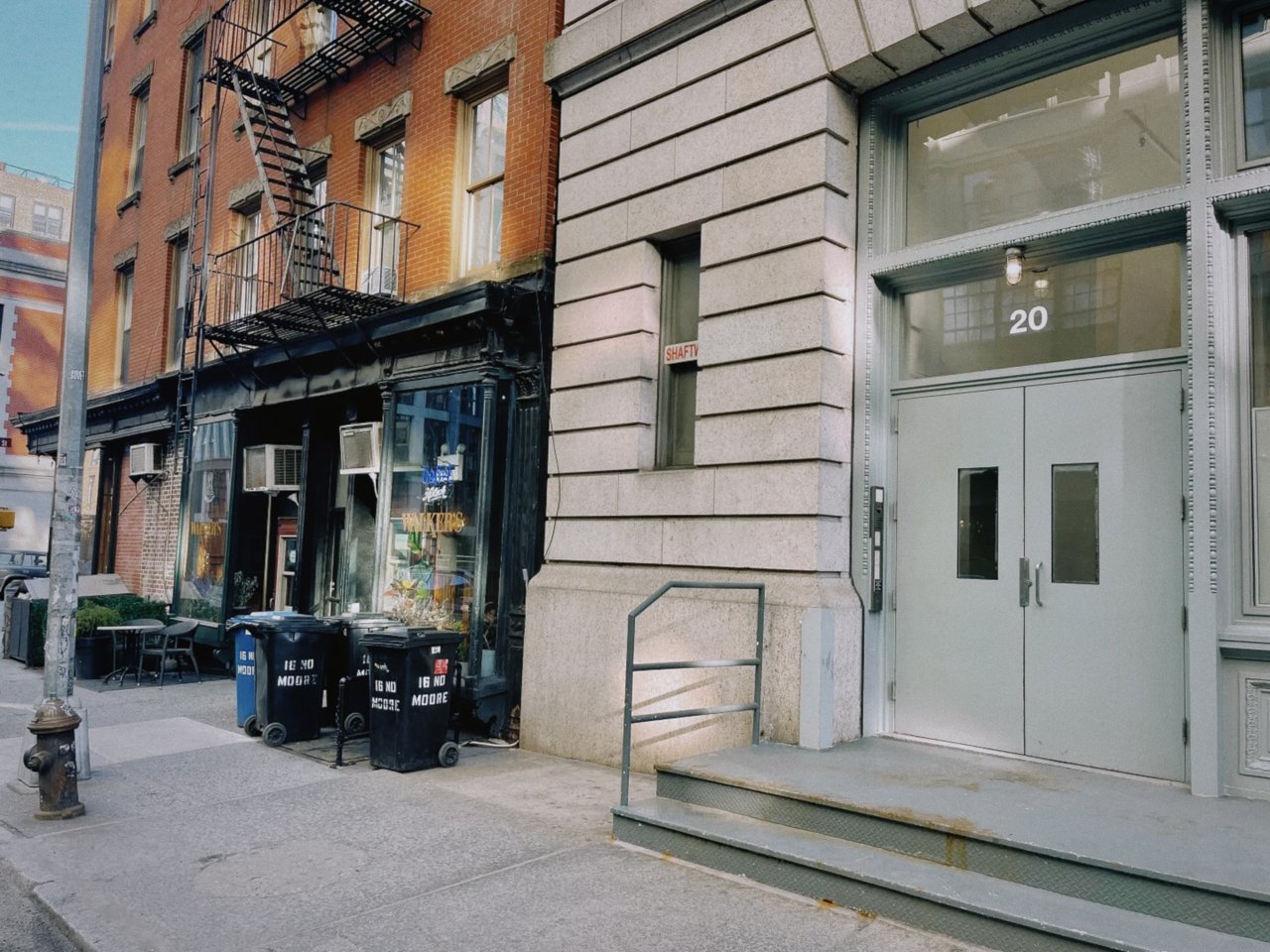 20 North Moore Street and the Tribeca corner near Walker's, the neighborhood JFK Jr. and Carolyn Bessette called home — luxury real estate insight by Global Real Estate Advisor Brendan Brown