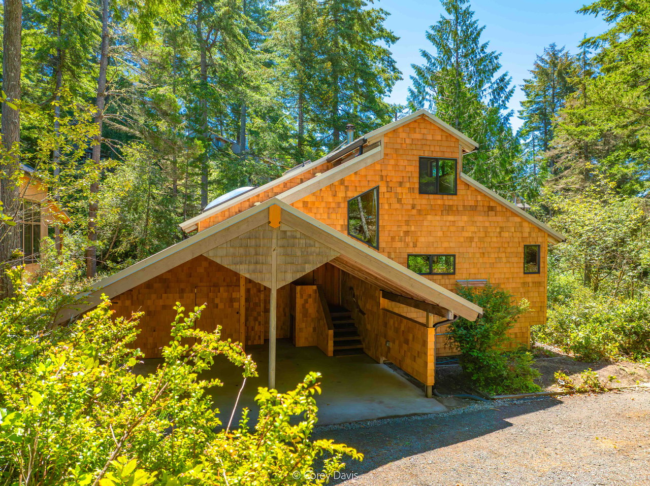 Sold wooded beach cabin at 744 Knobcone St in Manzanita Oregon near the beach