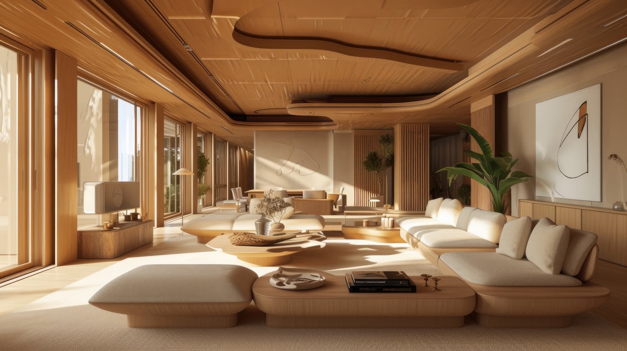 Modern living room staging inspiration to increase home value before selling