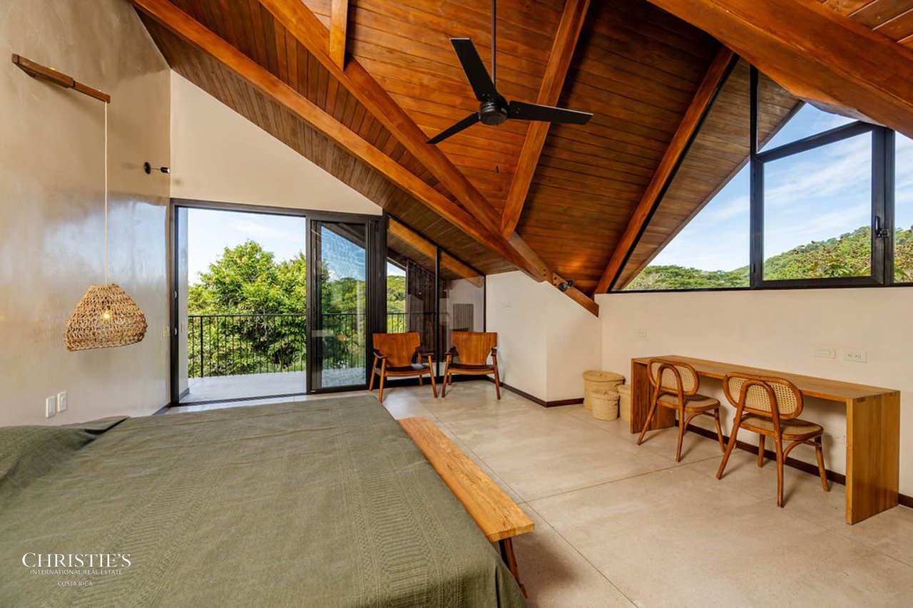 Luxury A-Frame Villa Steps from Playa Hermosa Surf, Santa Teresa