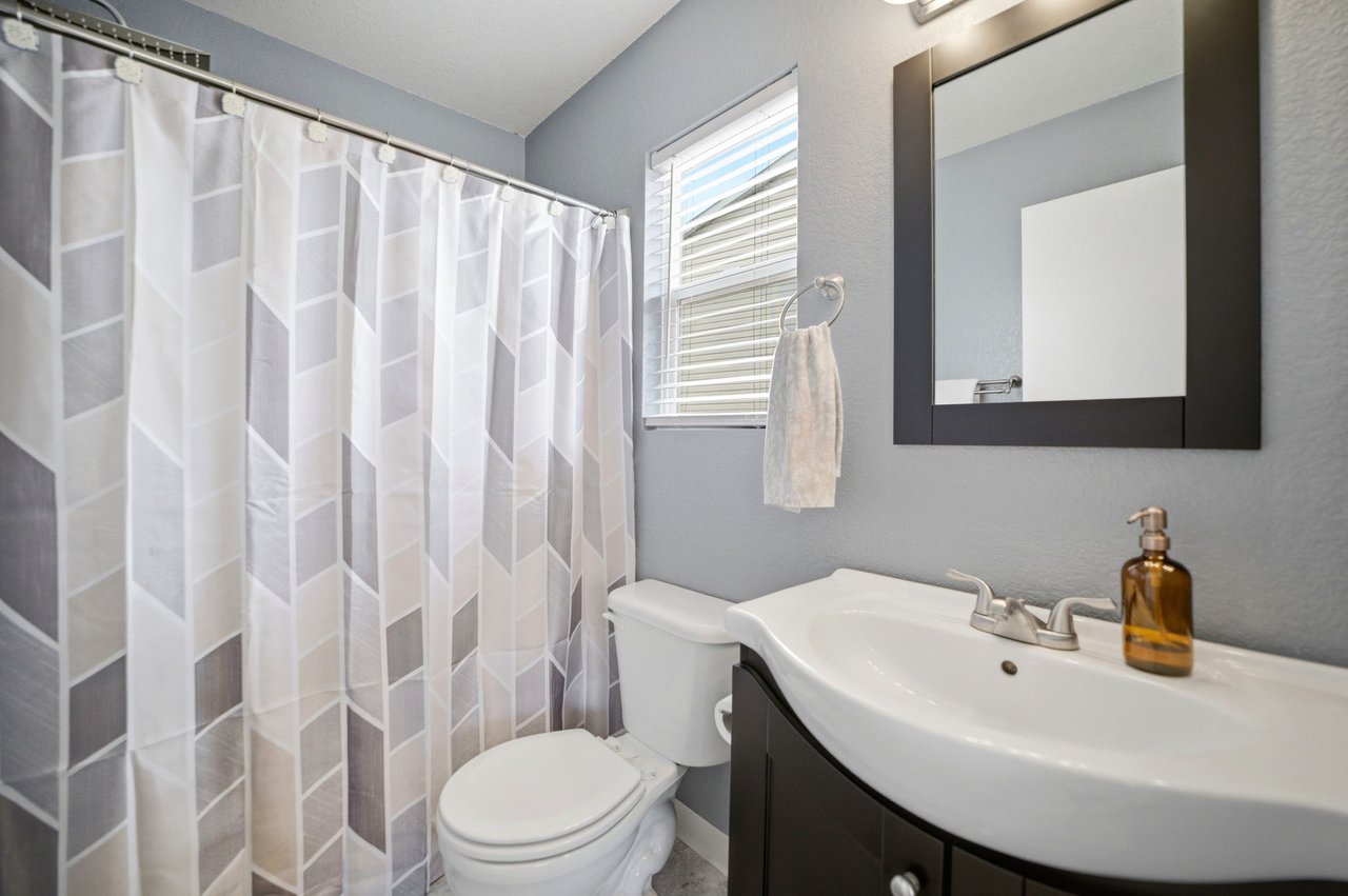 Primary bath attached to primary bedroom for private retreat