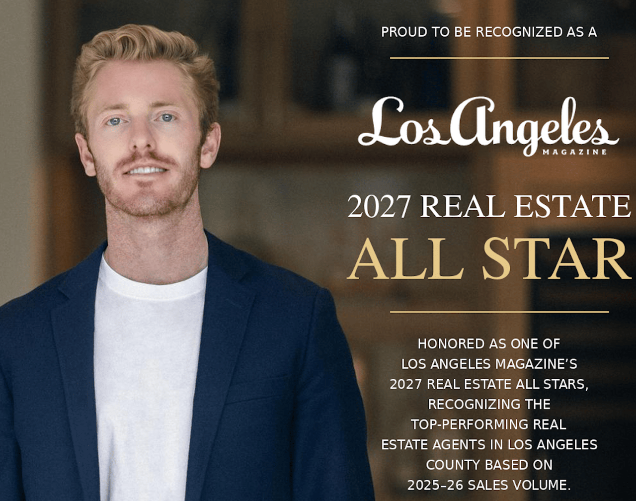 Jagger Kroener named a 2027 Los Angeles Magazine Real Estate All Star.