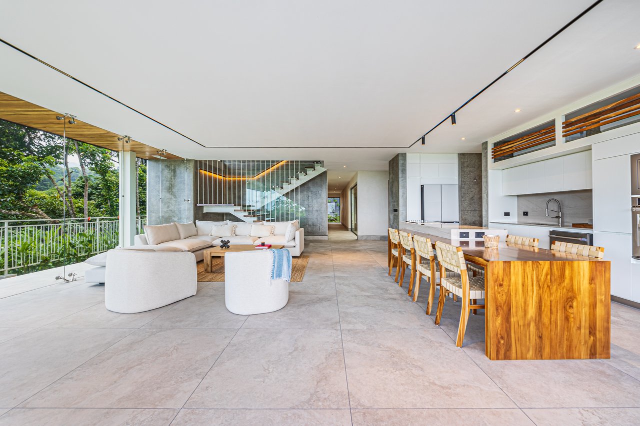 New contemporary tropical villa boasts with a movie theater and views of the iconic whale’s tail