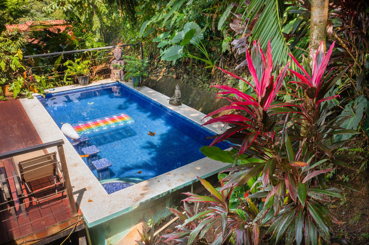 0.15 ACRES – 2 Bedroom Artistic River Home In The Rainforest!!!