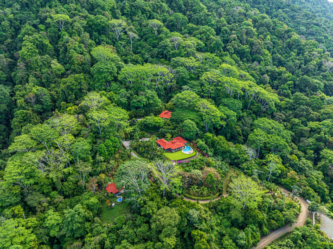 Private Luxury Estate with 3 Homes, Ocean Views & Tropical Privacy in Tres Rios