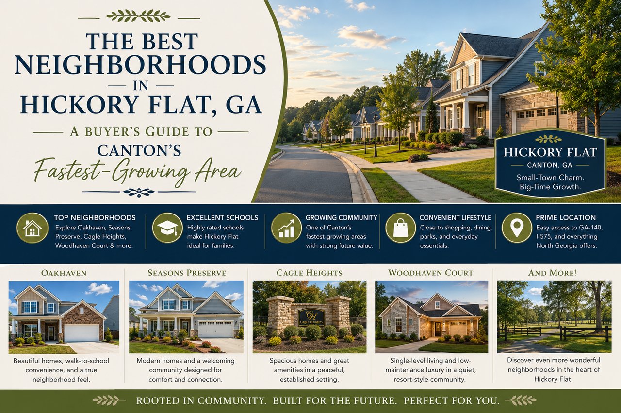 The Best Neighborhoods in Hickory Flat, GA: A Buyer's Guide to Canton's Fastest-Growing Area cover