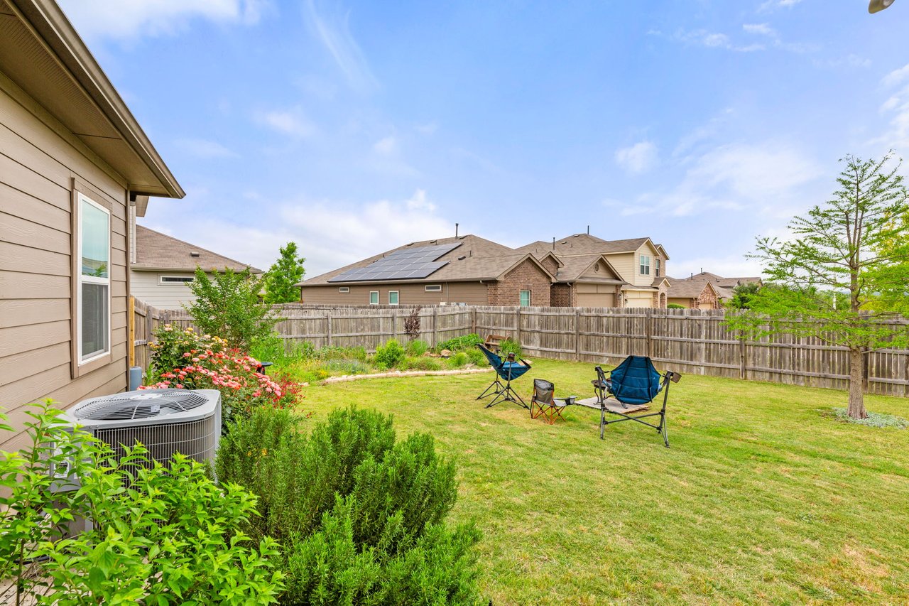 Sprawling One-Story on .28 Acres | Scenic Views + Garden Paradise! | Largest Floor Plan in Reserve at McKinney Falls