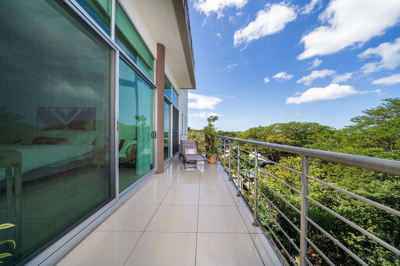 Pacific Park #406 | Expansive Modern Condo with Terrace and Peak Ocean Views in the Heart of Tamarindo