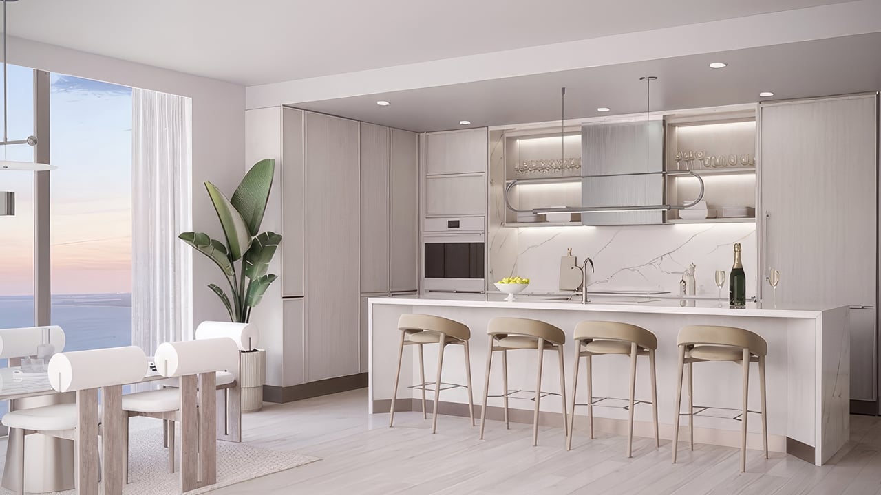 Continuum Club & Residences kitchen 