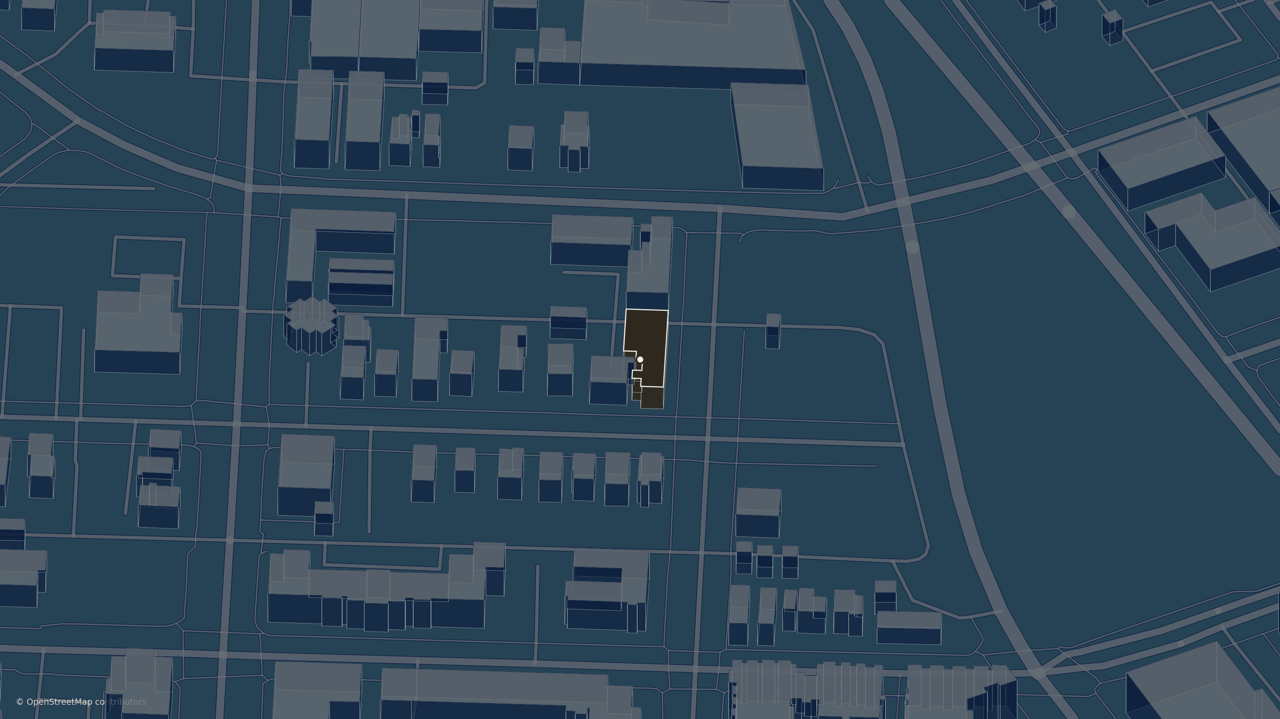 Map highlighting the location of Grand Avenue Lofts.