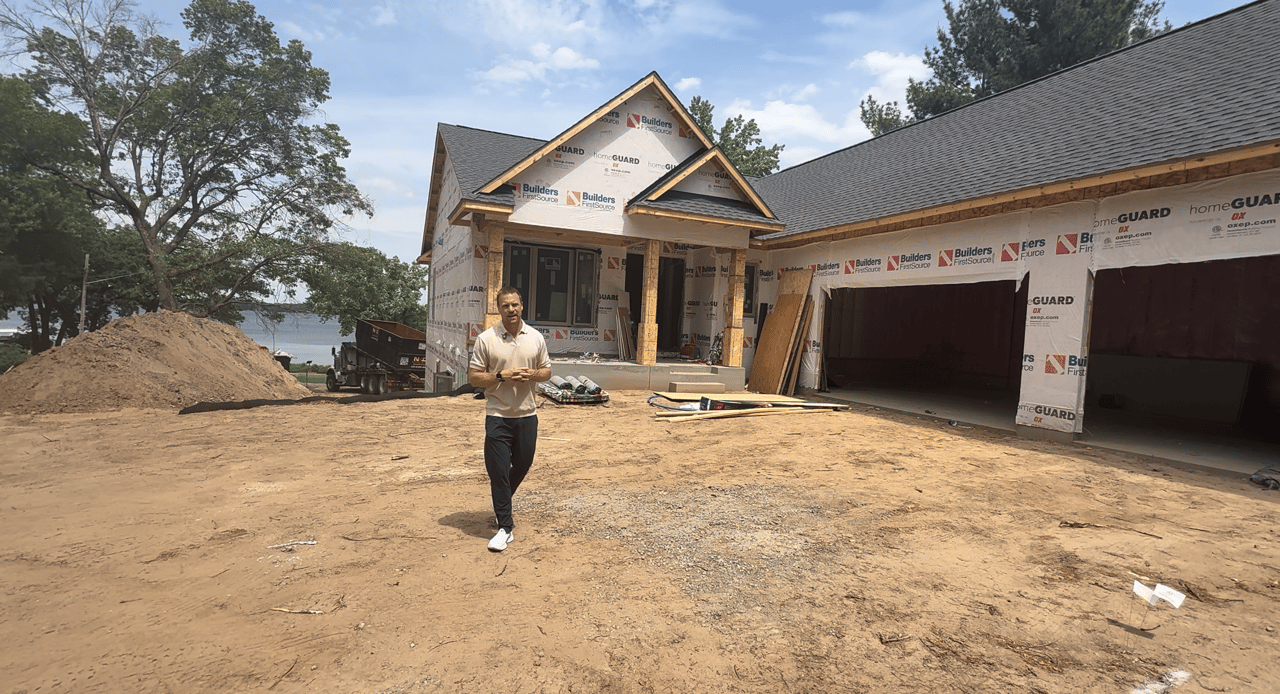 Building a New Lake Home on Bald Eagle Lake — A Progress Update