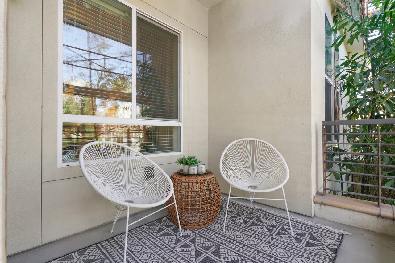 Private patio