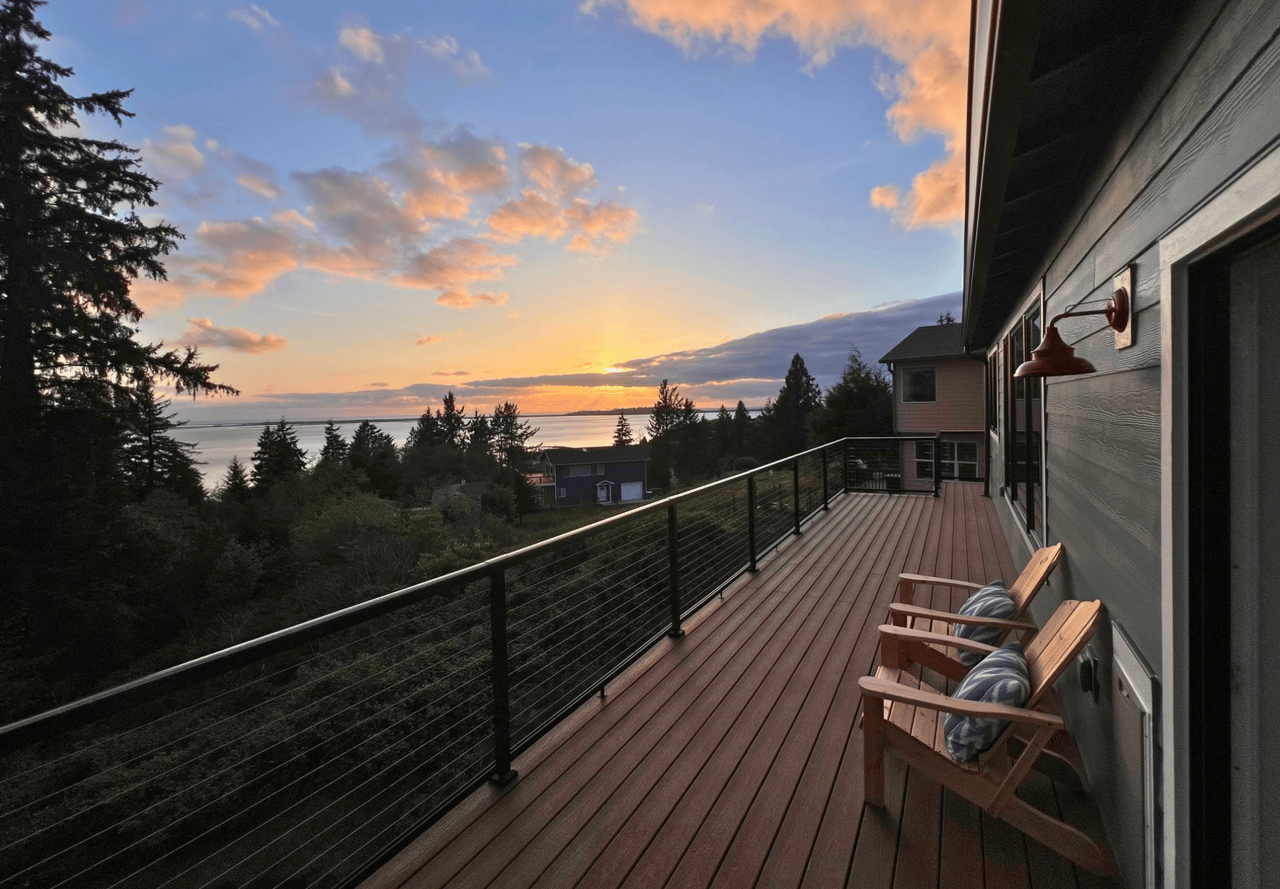Sold Bay City Oregon home at 6085 D St with Tillamook Bay mountain and ocean views