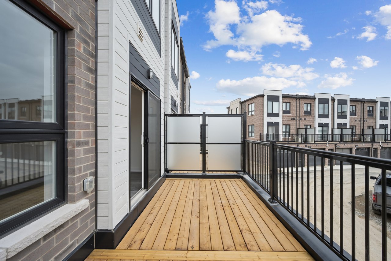 Brand-new, never-lived-in stacked townhome
