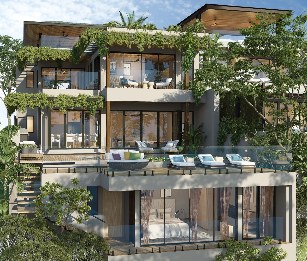 Tamarindo Park | Exceptional Hilltop Collection of 5-Bedroom Turnkey Homes by Richard Muller!