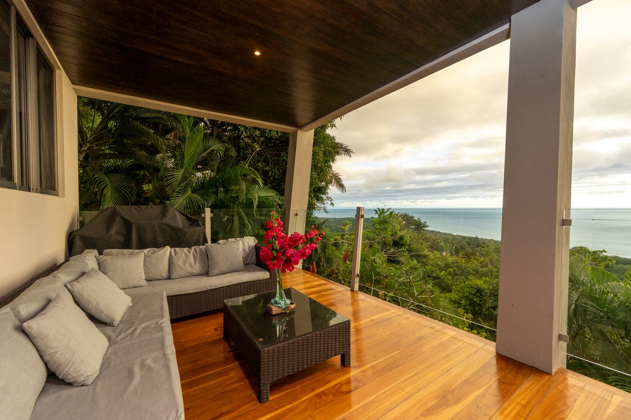 A Modern Jungle Haven with Panoramic Whales Tail Views