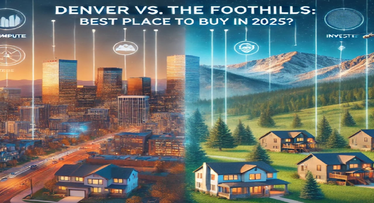 Denver vs. The Foothills: Which Is the Best Place to Buy in 2025?