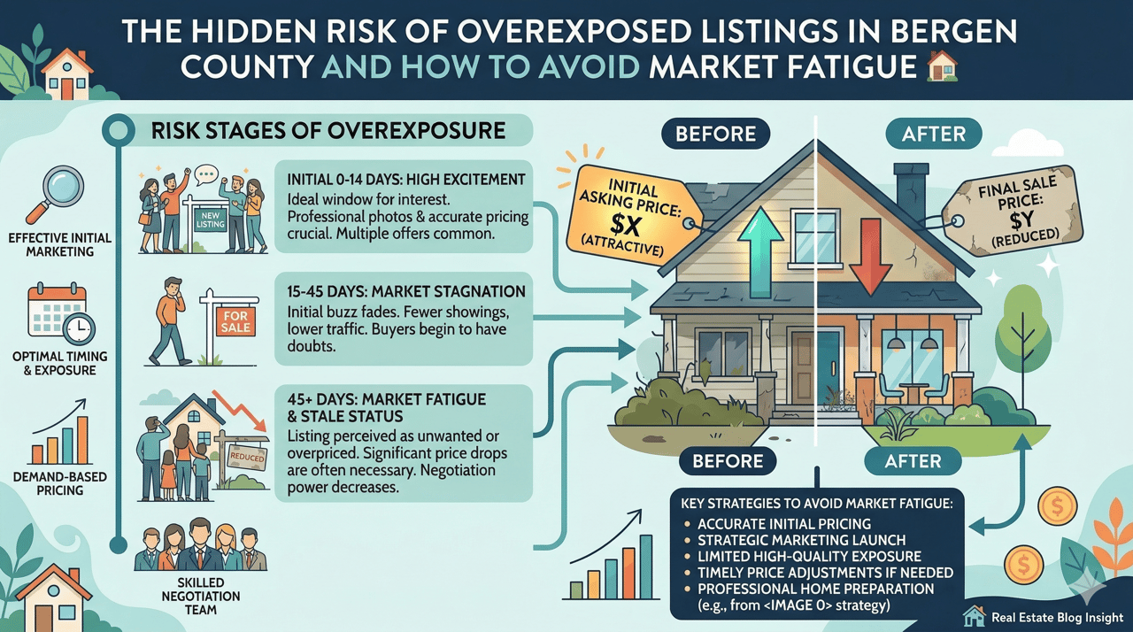 The Hidden Risk of Overexposed Listings in Bergen County and How to Avoid Market Fatigue 🏡