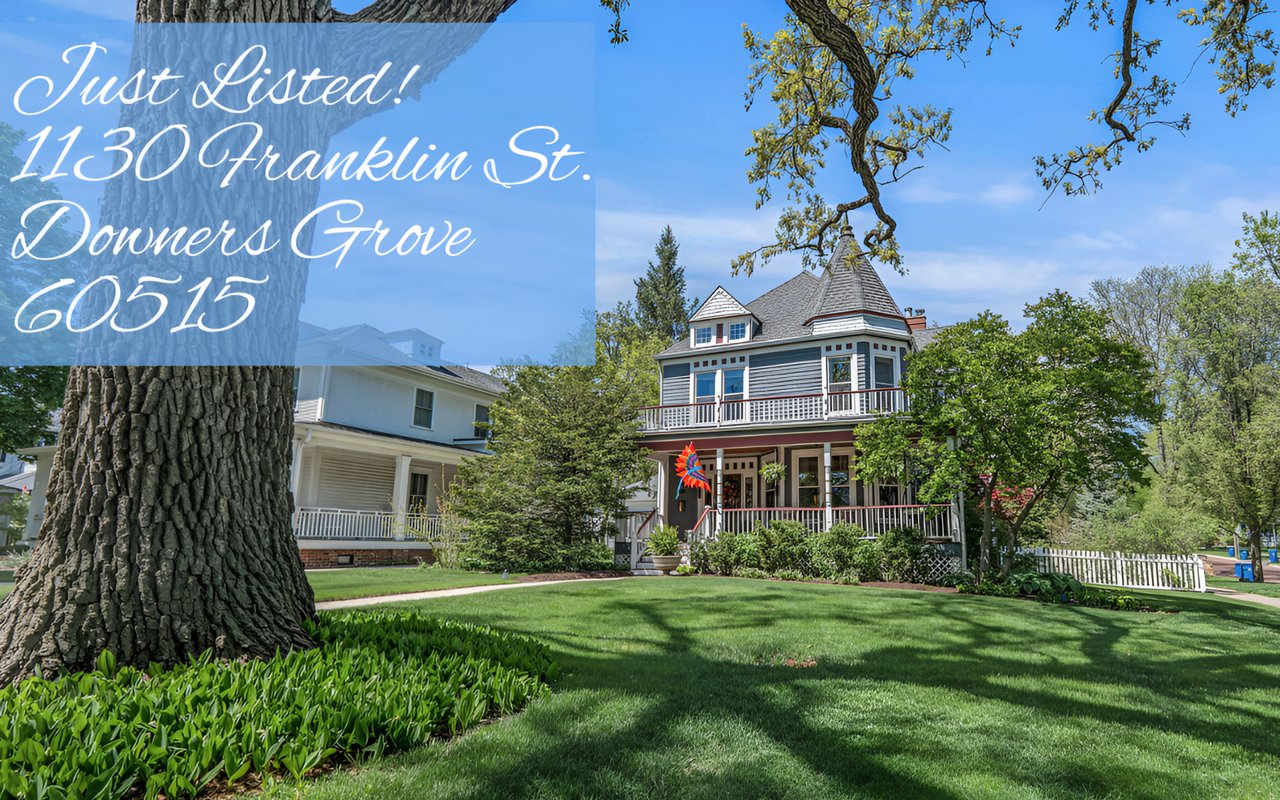 Stunning Queen Anne Victorian on Brick Street Location Just Listed For Sale in Downers Grove!