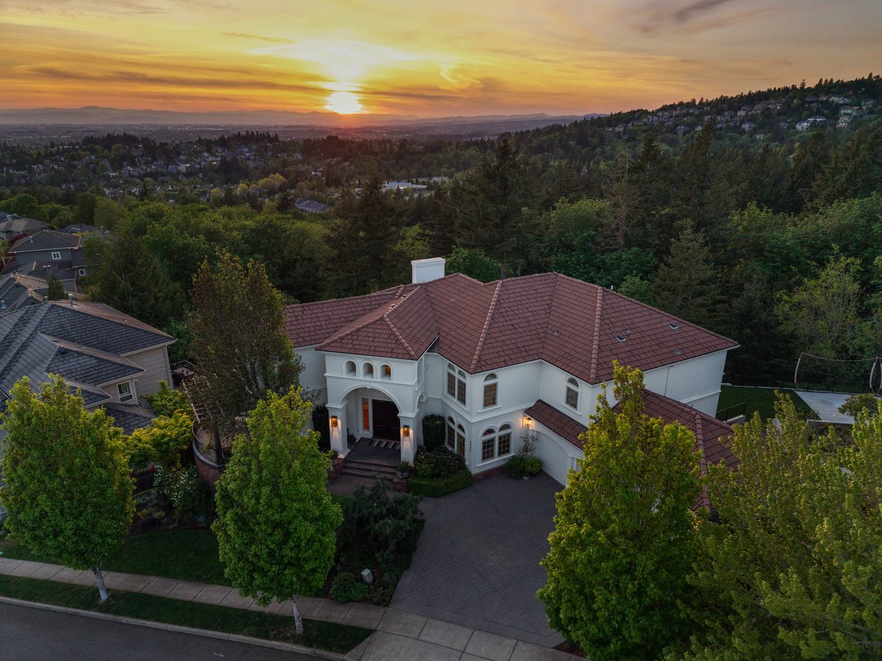 Meticulous Modern Mediterranean Living Above Forest Heights!