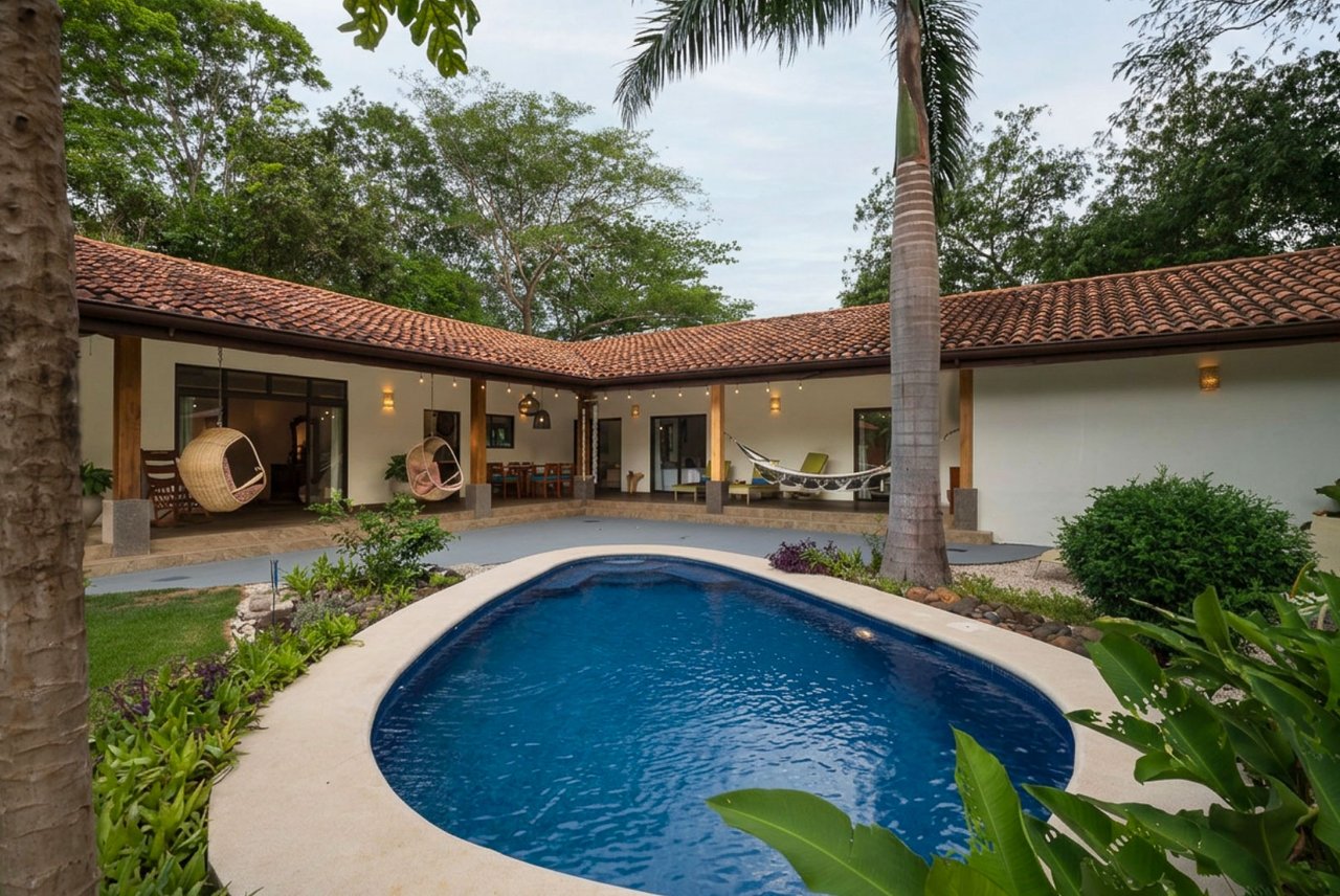 Casa Chiva | Tropical Colonial Estate with Guest House in Hacienda Pinilla, Guanacaste