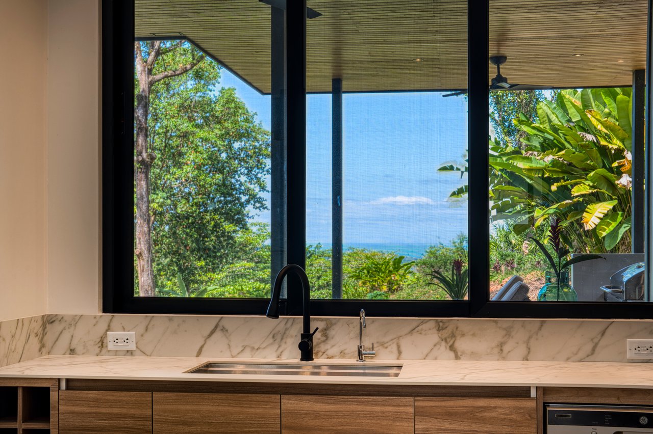 New Ocean View Luxury Home Bordering Forest Reserve