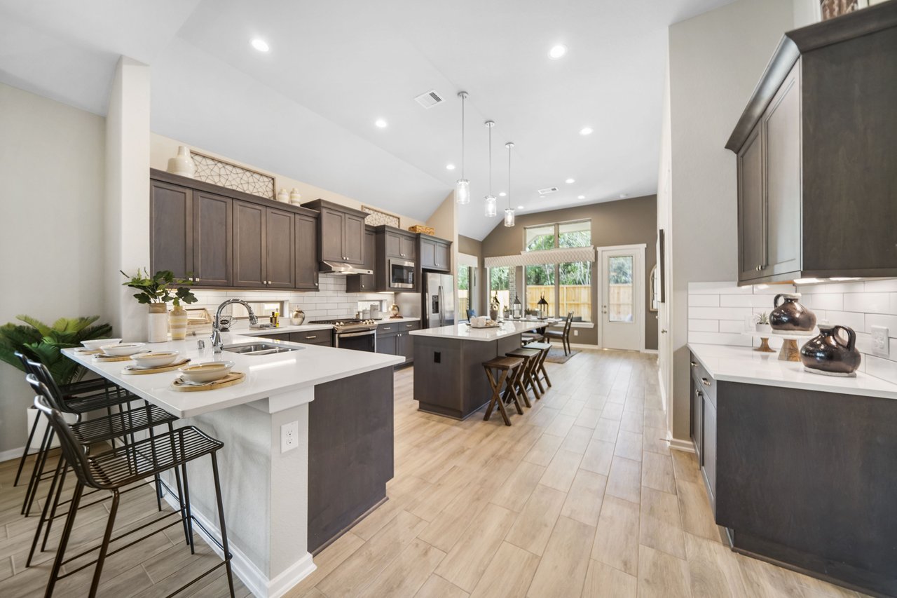 Modern kitchen showing design options in a new construction home