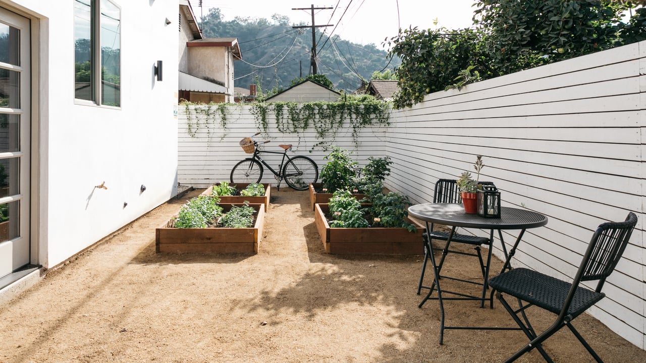 A modern gated compound with guest house in Frogtown. 