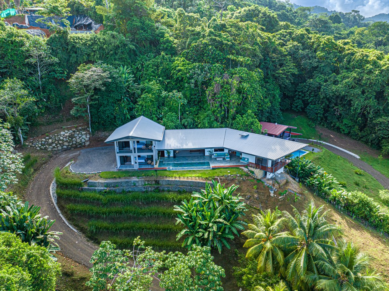 Beautiful Ocean View Casa Espiritu de la Jungla in Ojochal.  Accepting Bitcoin!