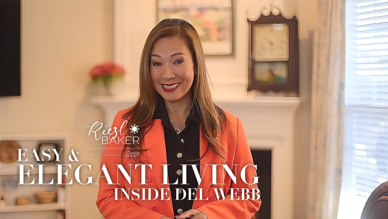 Easy & Elegant Lock-and-Leave Living in Del Webb at Lake Oconee