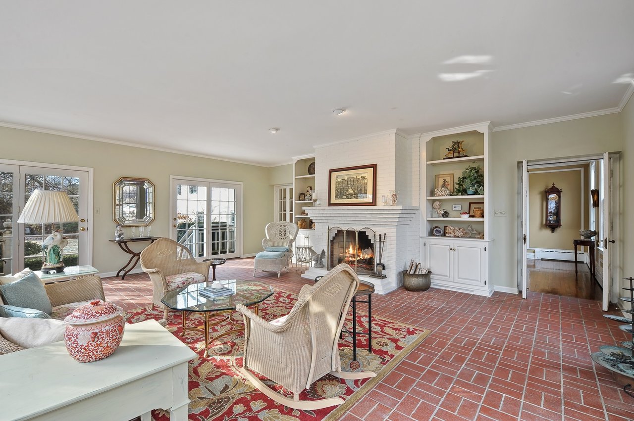 This classic home gives a warm welcome
