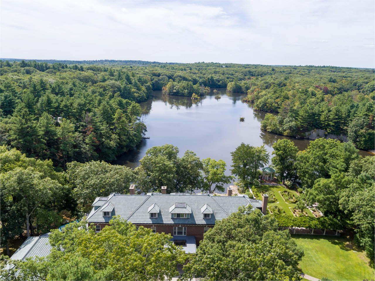 Dedham Estate Overlooking Weld Pond