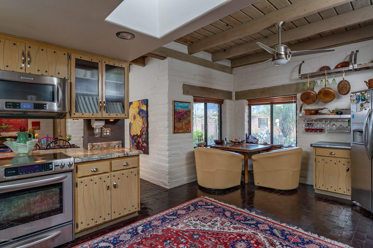 Custom Mud Adobe Home Situated on a Private Hilltop