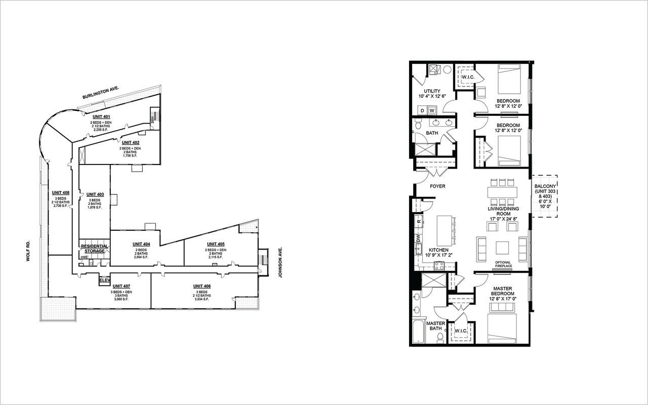 Luxury condos in western springs | 4441 Wolf Road unit 403