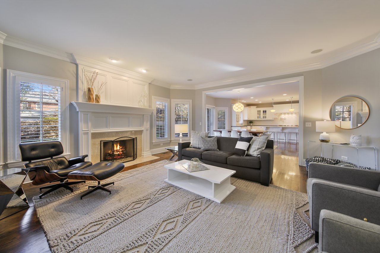 The Tree-lined Street And A Perfectly Manicured Yard Welcome You To The Entry Of The Home