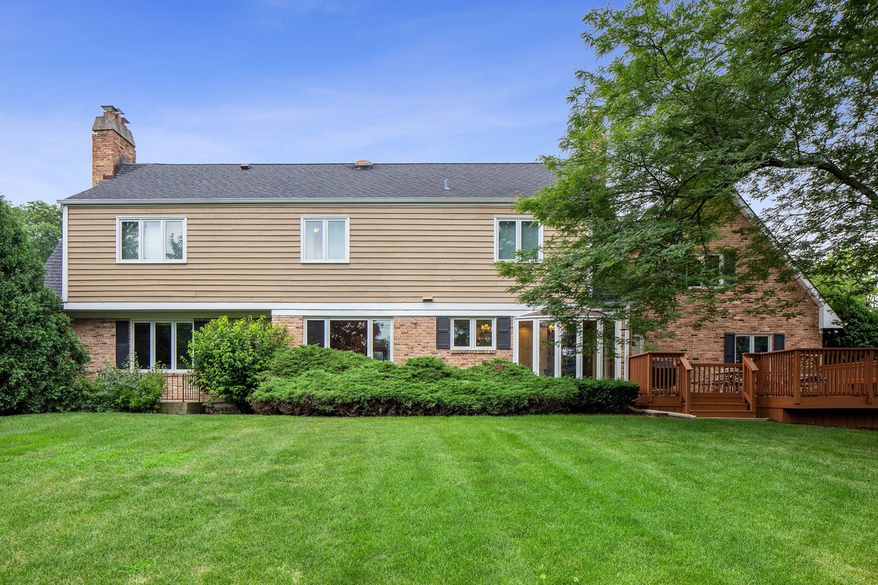 This Beautiful Home, Perfectly Situated On A Grand Lot In Oak Brook