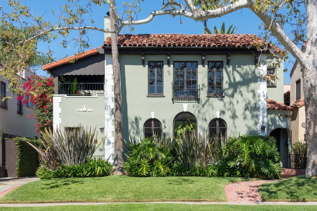 Hancock Park Trophy Mediterranean Revival Duplex