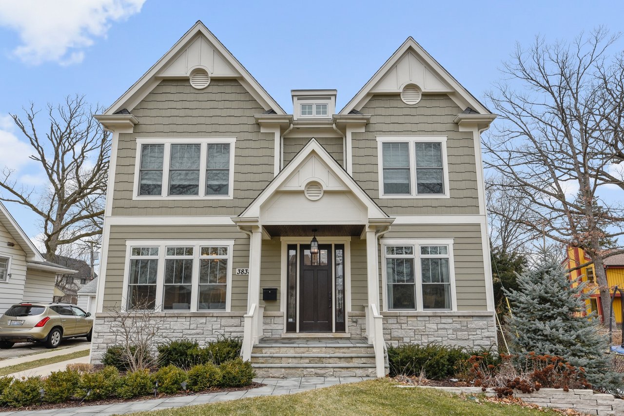 charming home in the coveted Old Town area of Western Springs is spectacular