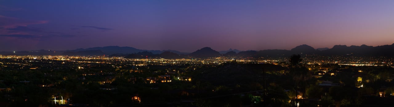 Expansive Mountain and City Views