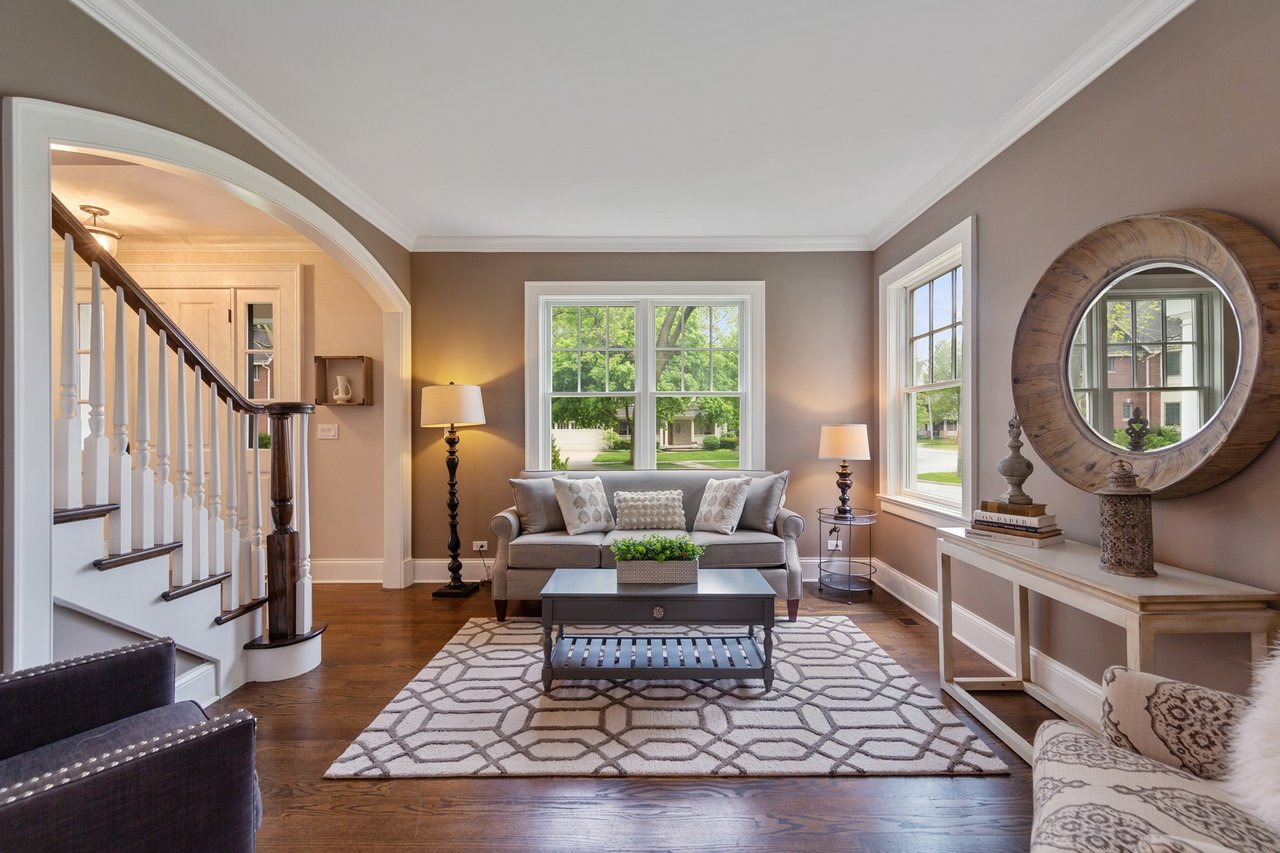 Timeless elegance meets transitional flair in builder's own award winning home