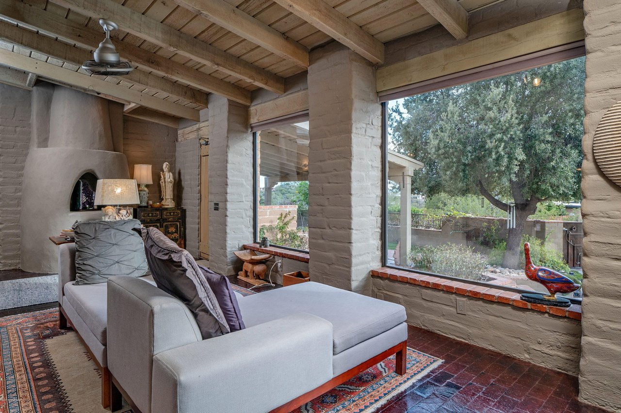 Custom Mud Adobe Home Situated on a Private Hilltop