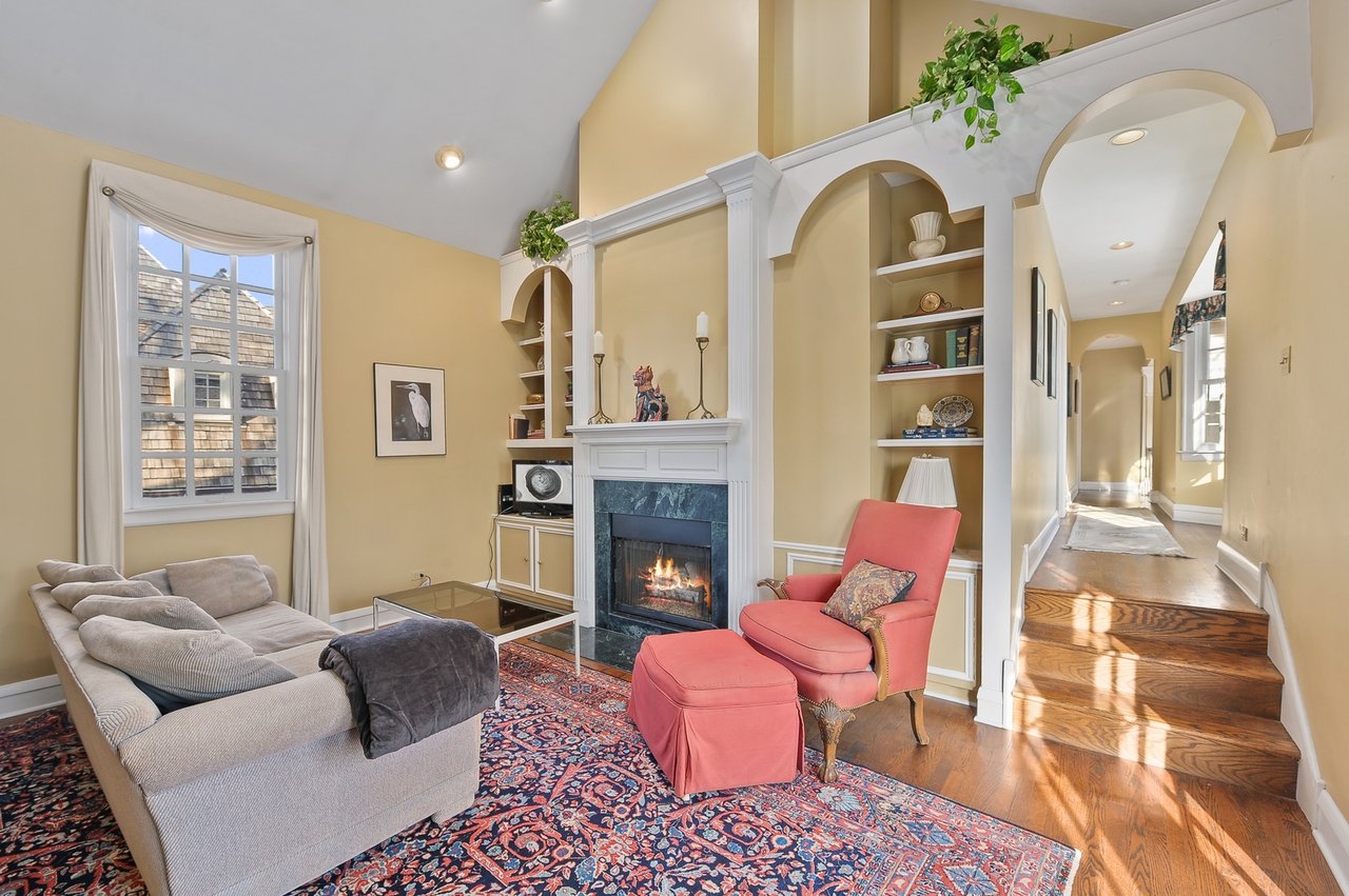 This classic home gives a warm welcome