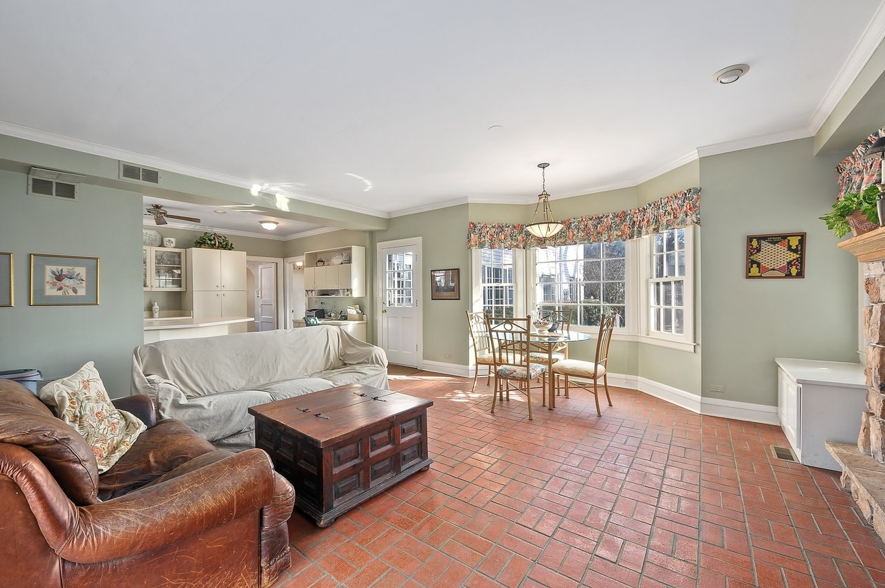 This classic home gives a warm welcome