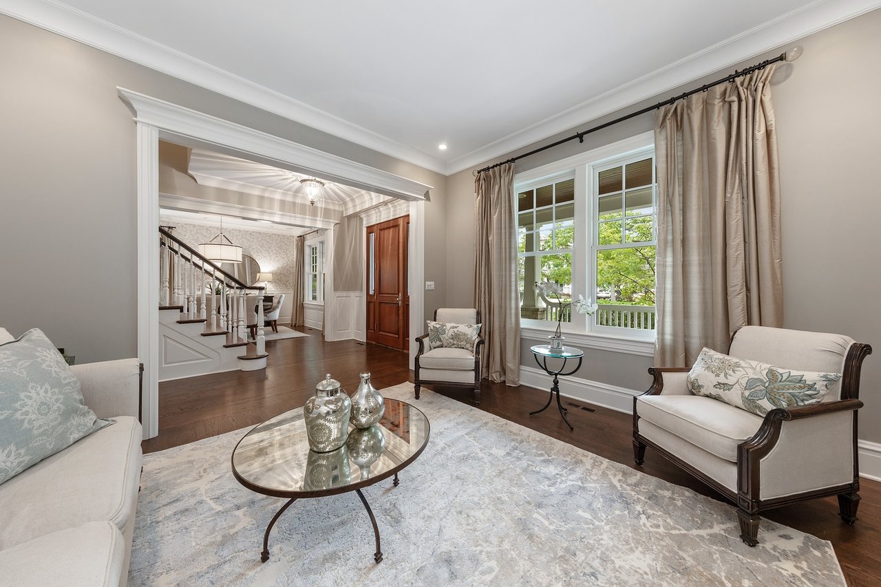 A Welcoming Front Porch And Picturesque Facade